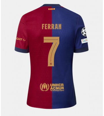 Barcelona Ferran Torres #7 Primera Equipación 2024-25 Manga Corta